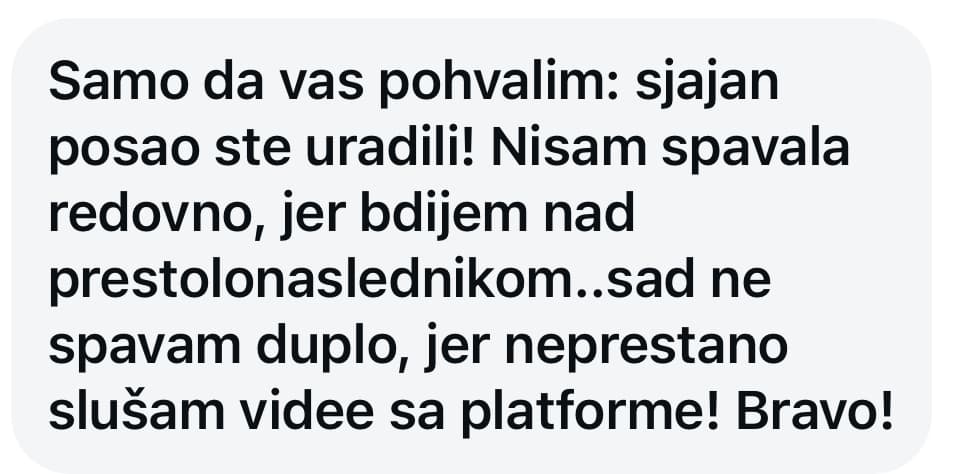 Poruka roditelja o platformi Doktor i dete, 4