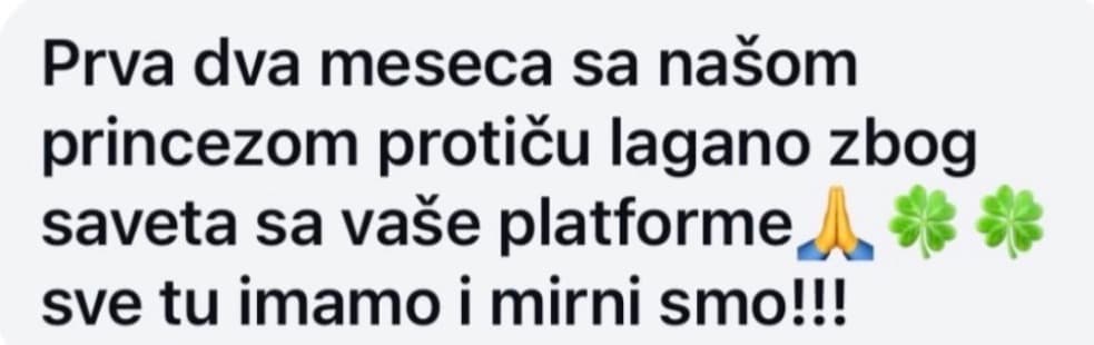 Poruka roditelja o platformi Doktor i dete, 6