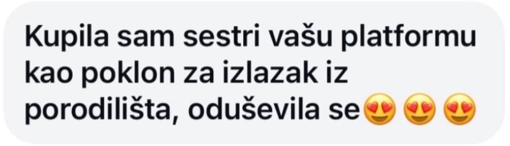 Poruka roditelja o platformi Doktor i dete, 7
